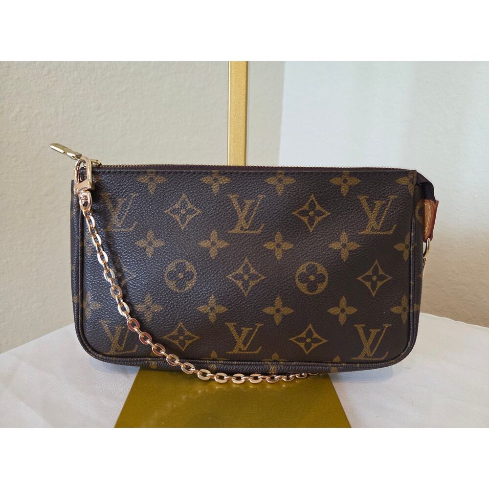 Louis Vuitton Pochette Accessoires Monogram Shoulder Bag SD0939 Vintage LV